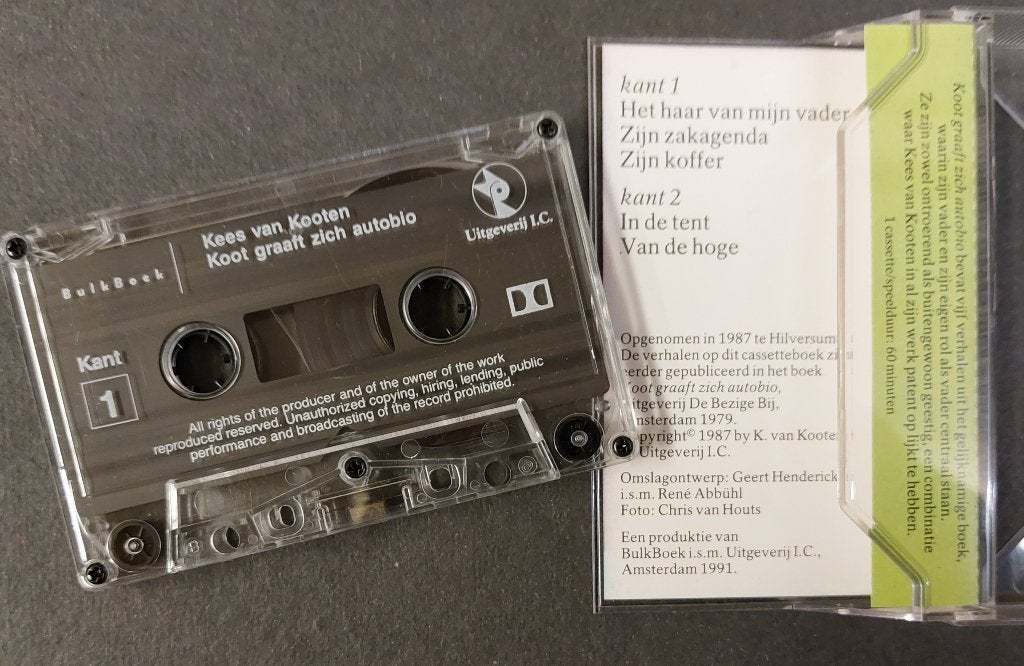 Kees van Kooten CASSETTE 1987 Koot en Bie, Gebruikt, 1 bandje, Ophalen of Verzenden, NvT