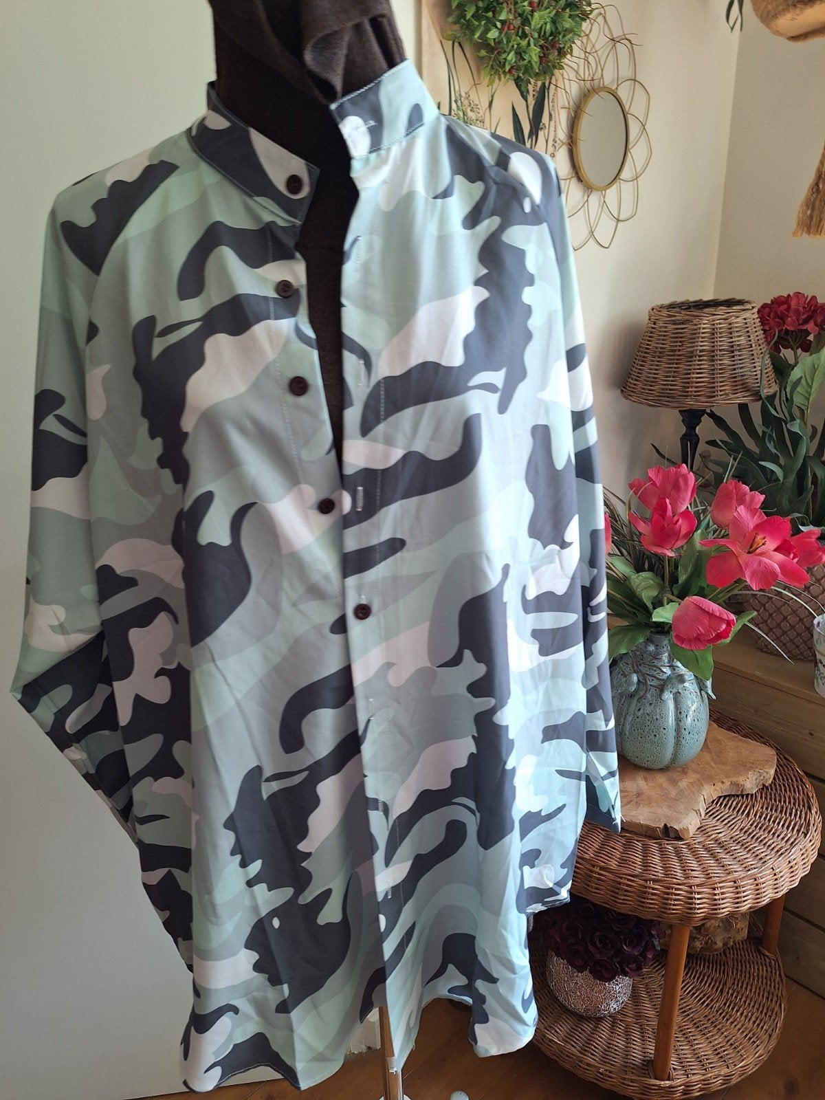 Blouse met zakken  xl xxl, Ophalen of Verzenden, Zo goed als nieuw, Maat 46/48 (XL) of groter