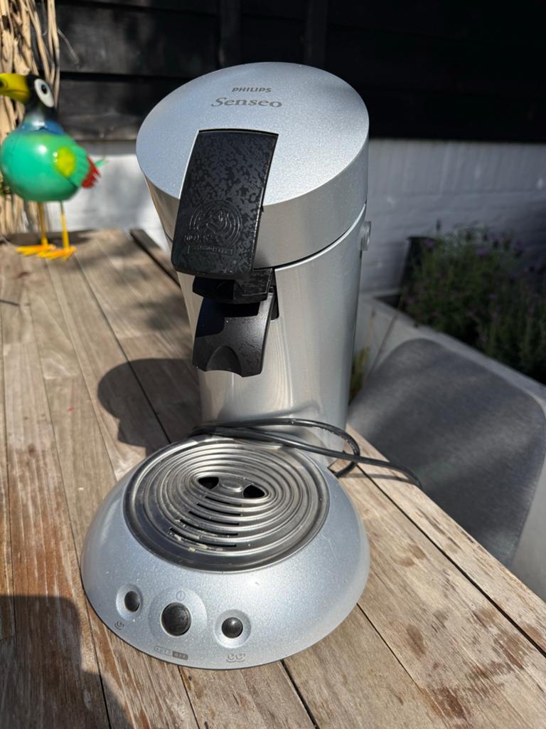 Philips Senseo Koffiezetapparaat - Zilver, Gebruikt, Koffiemachine, Ophalen of Verzenden, 2 tot 4 kopjes