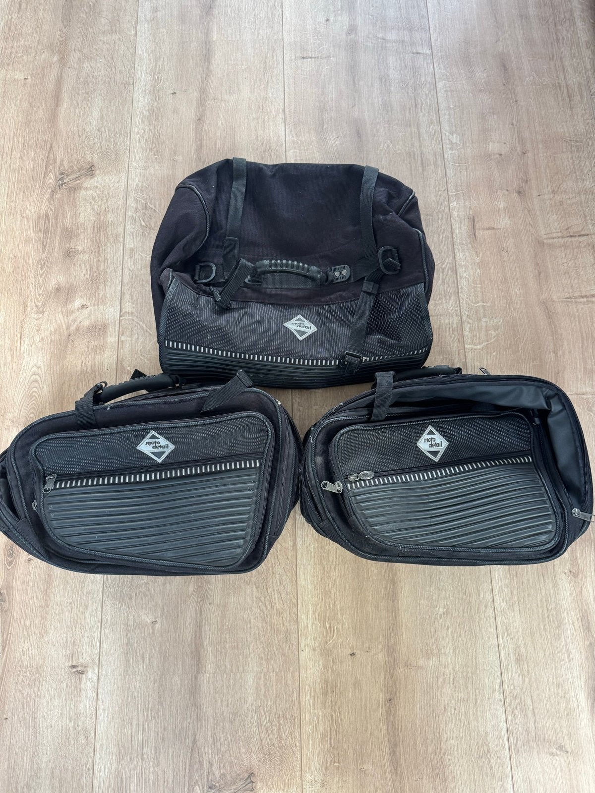 Moto Detail Motortassen Set - Topkoffer en Zijtassen, Ophalen of Verzenden, Gebruikt