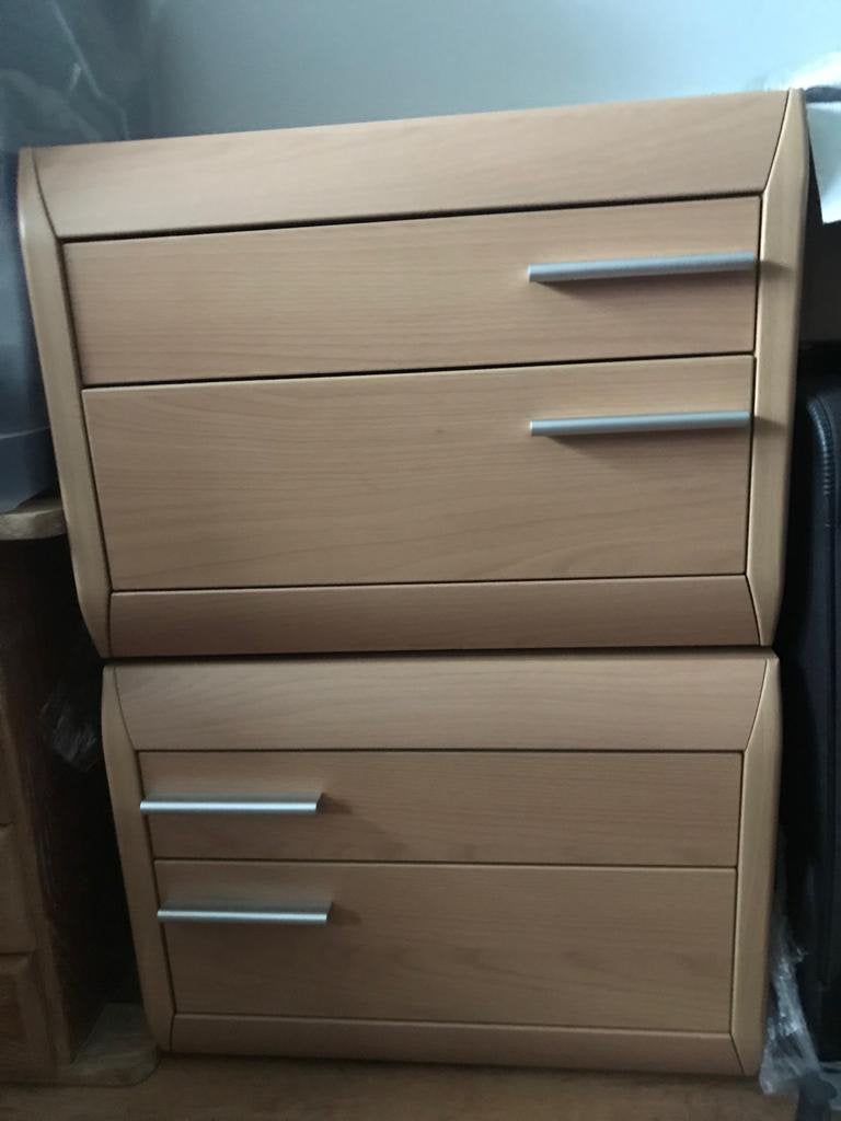 Nachtkastjes, Huis en Inrichting, Kasten | Ladekasten, Ophalen, 1 of 2 laden, 50 tot 100 cm, Zo goed als nieuw