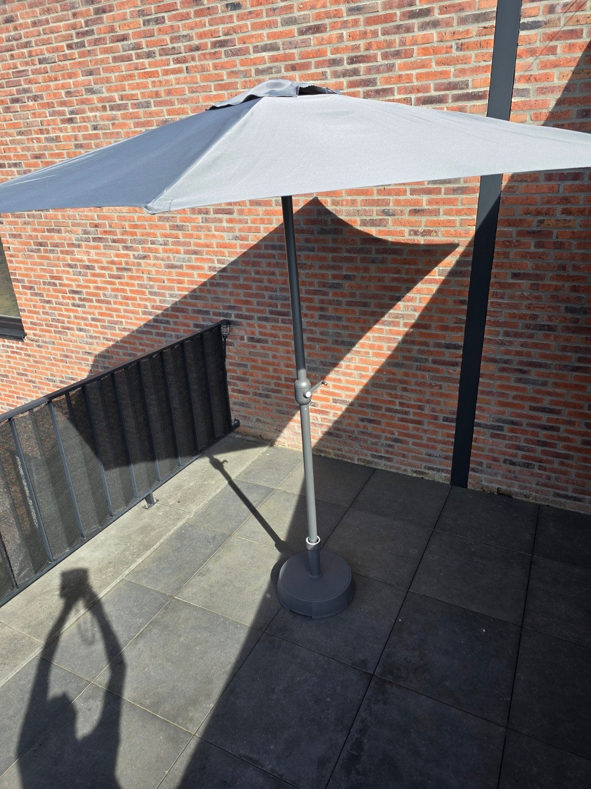 Parasol 3m nieuw, Tuin en Terras, Ophalen, Nieuw, 2 tot 3 meter, Zweefparasol