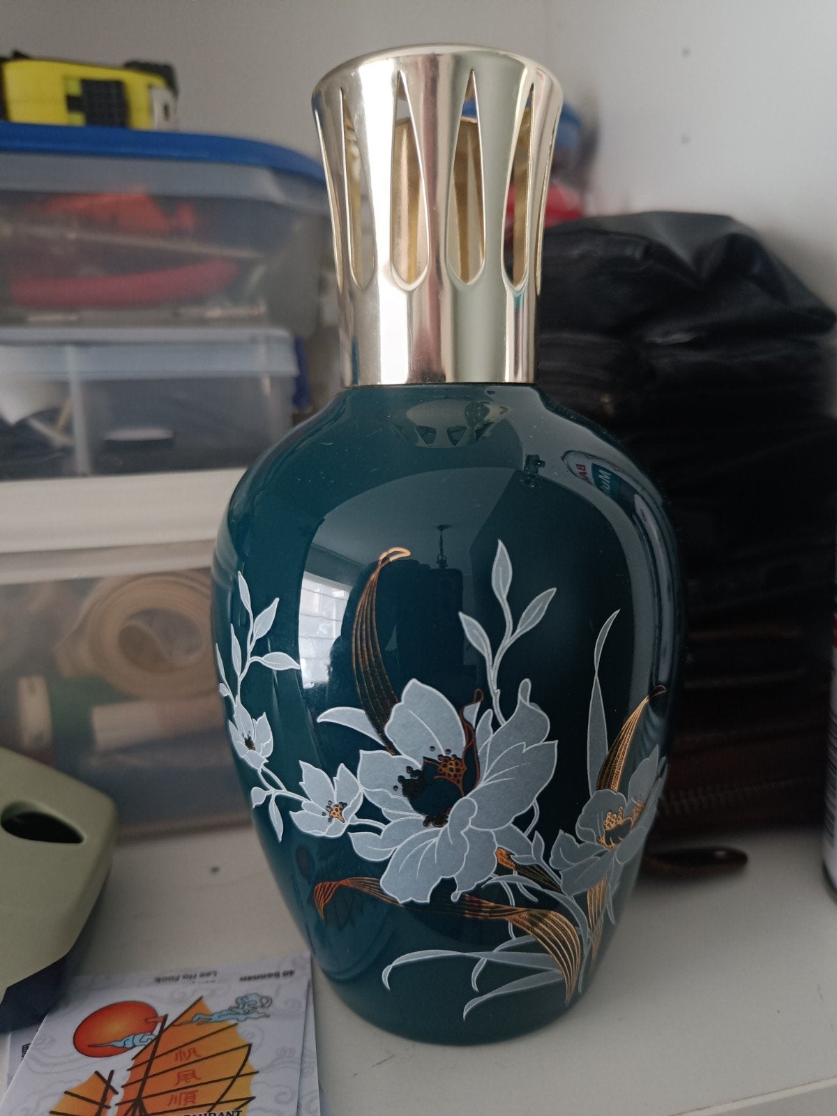 1 groene Lampe Berger branders, Ophalen of Verzenden