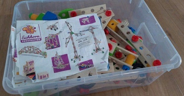 Eichhorn Constructor Bouwset - 300-delig - 8-in-1, Ophalen of Verzenden, Gebruikt, Overige merken