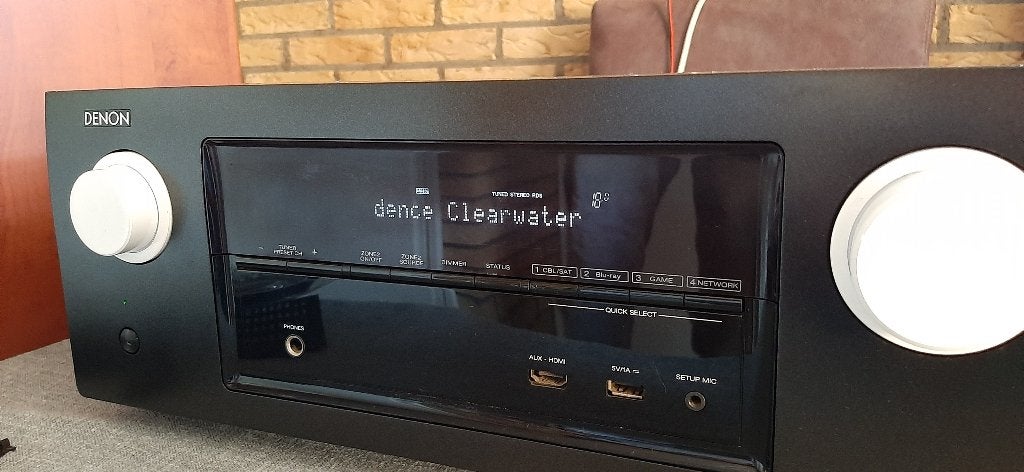 Denon reciever, Audio, Tv en Foto, Versterkers en Receivers, Ophalen, Denon, Refurbished, 120 watt of meer