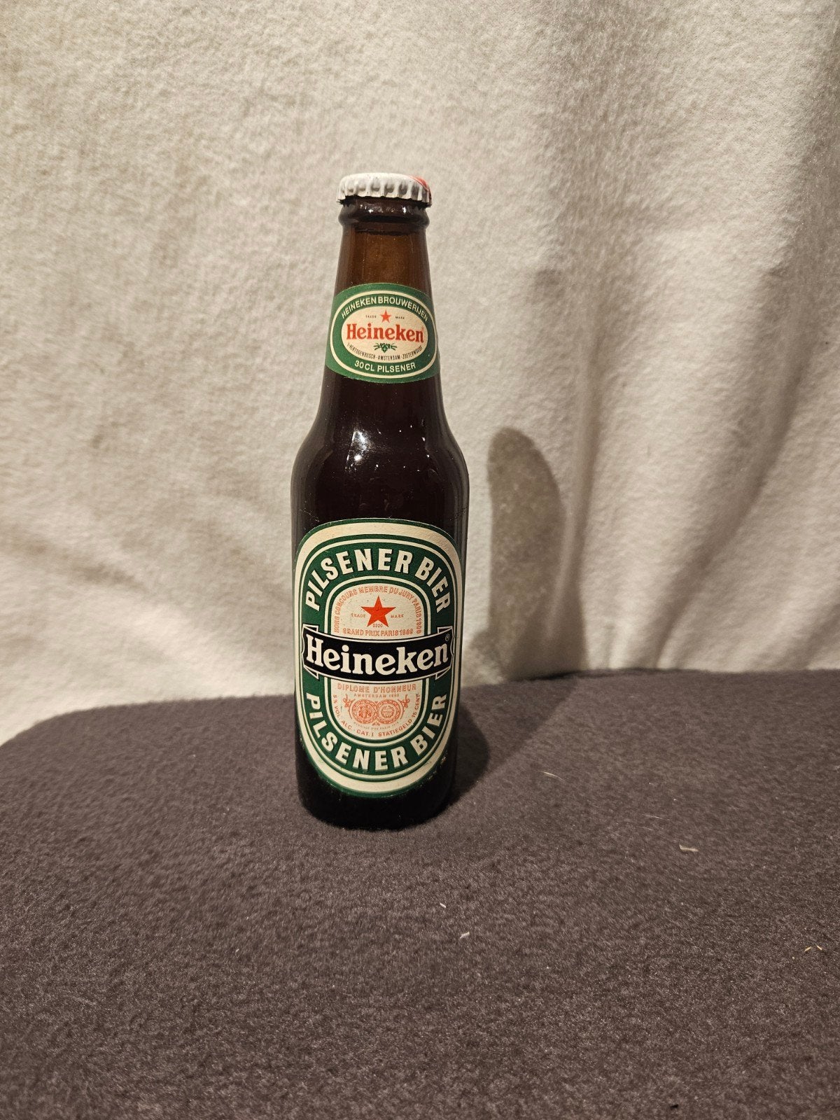Uniek Heineken Pilsener Bierflesje met fabrieksfout, Ophalen of Verzenden, Nieuw, Flesje(s), Heineken