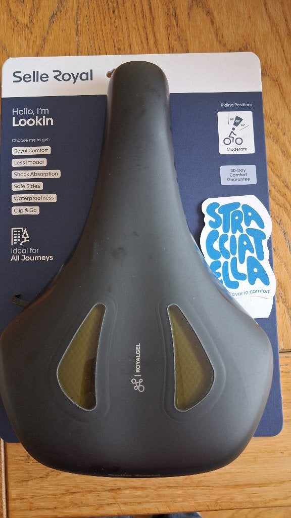 Selle Royal fietszadel nieuwstaat, bijna niet gebruikt, Elektrische fiets, Nieuw, Ophalen of Verzenden, Zadel