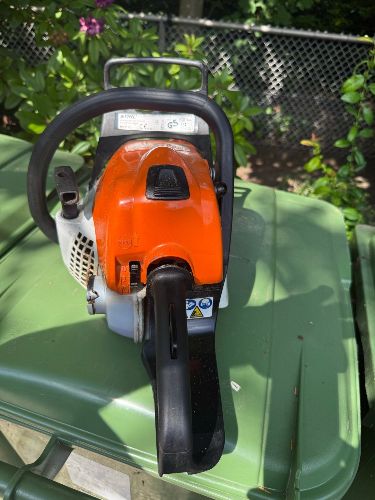 Stihl MS 211 C Kettingzaag - Krachtig en Betrouwbaar, Doe-het-zelf en Verbouw, Gereedschap | Zaagmachines, Gebruikt, 70 mm of meer