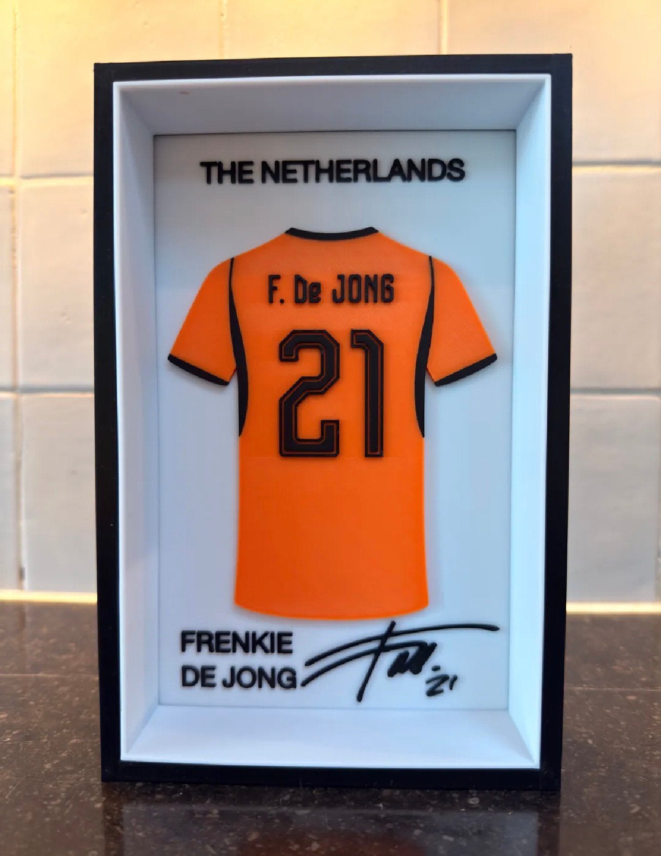 Frenkie de Jong 3D print shirt, Verzamelen, Ophalen of Verzenden, Zo goed als nieuw