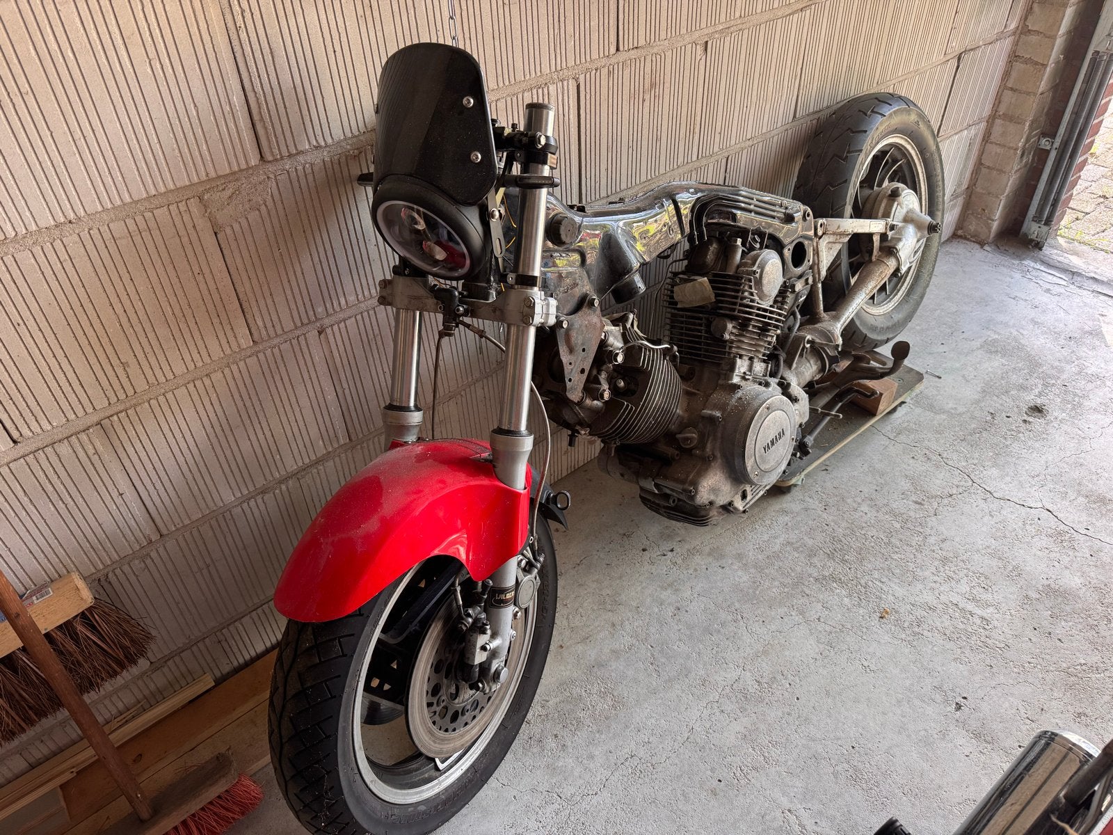 Yamaha Virago 750 Cafe Racer Project - Complete Set, Motoren, Ophalen, Gebruikt