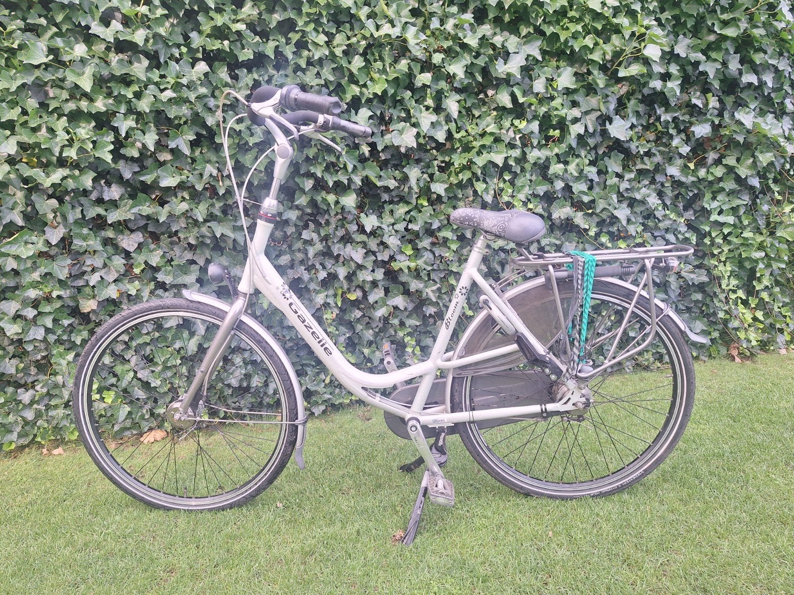 Gazelle Bloom mamafiets, lichtgroen, 57 cm, met steuntjes, Ophalen, Gebruikt, Versnellingen, 56 cm of meer