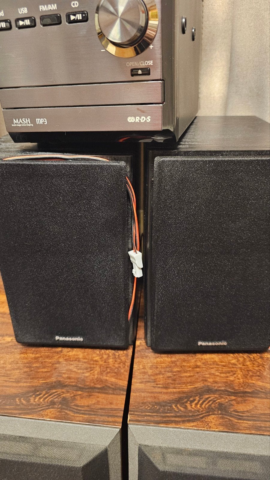 Panasonic MP3-speler met 2 boxen, Ophalen, Gebruikt, Cd-speler, Microset