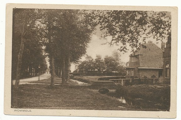 Wommels, Ophalen of Verzenden, 1920 tot 1940, Gelopen, Friesland