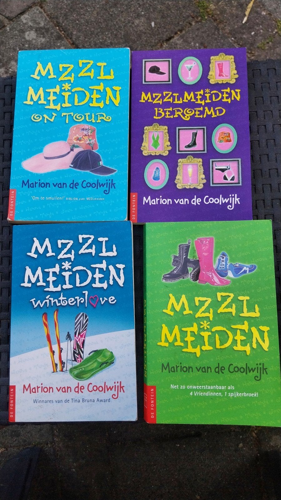 Mzzl meiden, 4 stuks  mazzelmeiden serie, Ophalen of Verzenden, Gelezen, Marion van de coolwijk, Verhalen