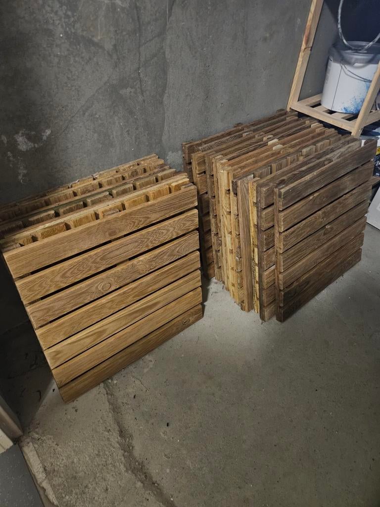 Houten terrastegels / vlondertegels, Ophalen of Verzenden