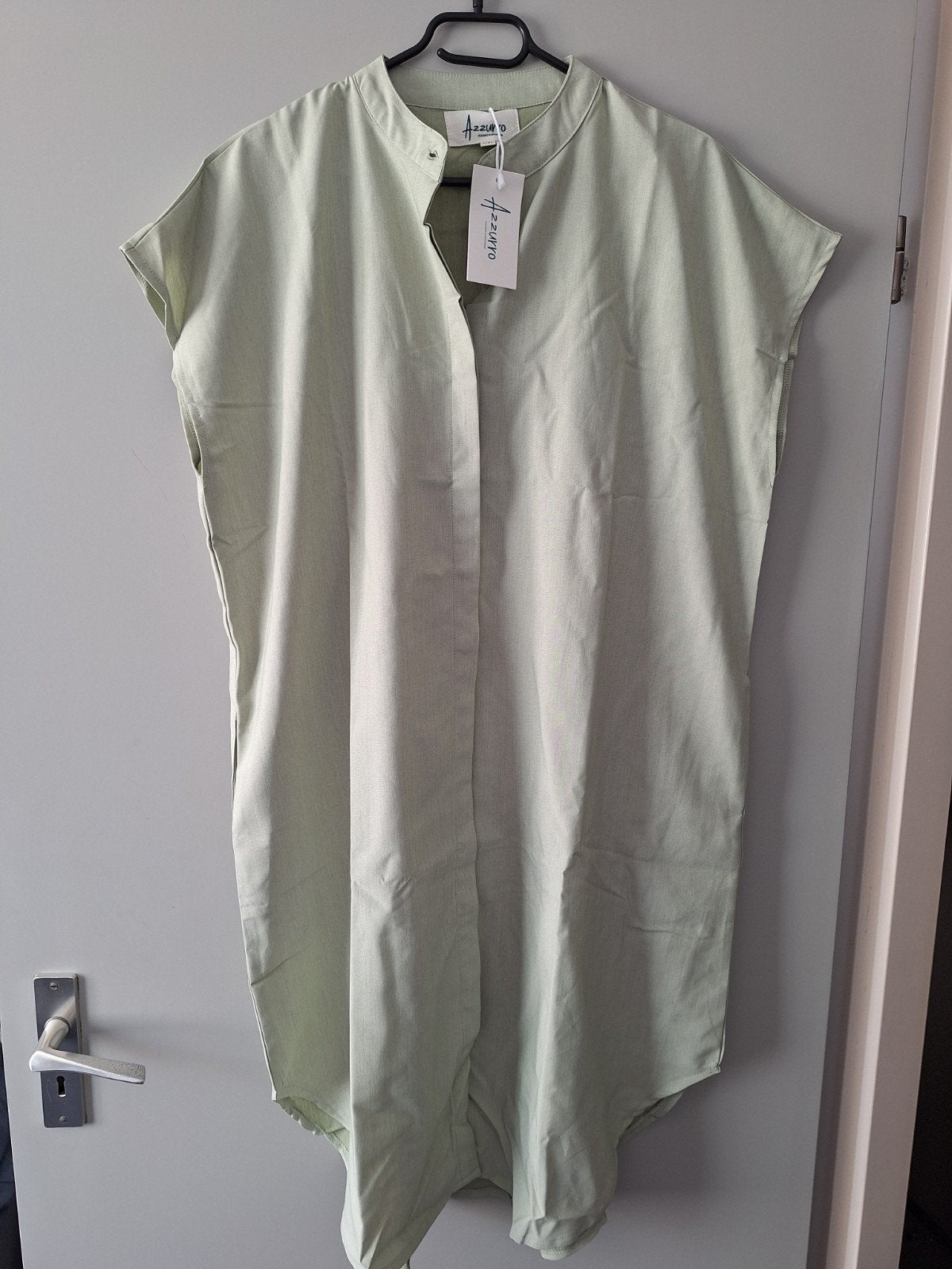 nieuwe blousejurk,  Azzurro, Kleding | Dames, Jurken, Maat 46/48 (XL) of groter, Nieuw, Ophalen of Verzenden, Onder de knie