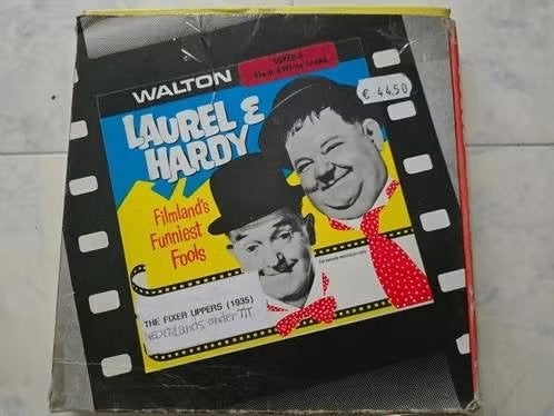 super 8 Stan laurel & oliver Hardy, the fixer uppers, Ophalen of Verzenden, 8mm film