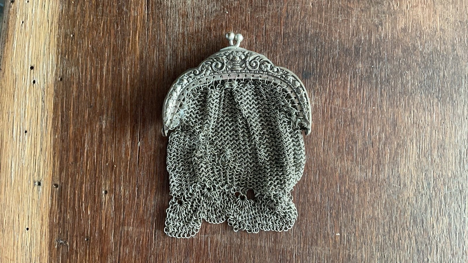 Zilveren tasje, malienkolder., Ophalen of Verzenden, Zilver