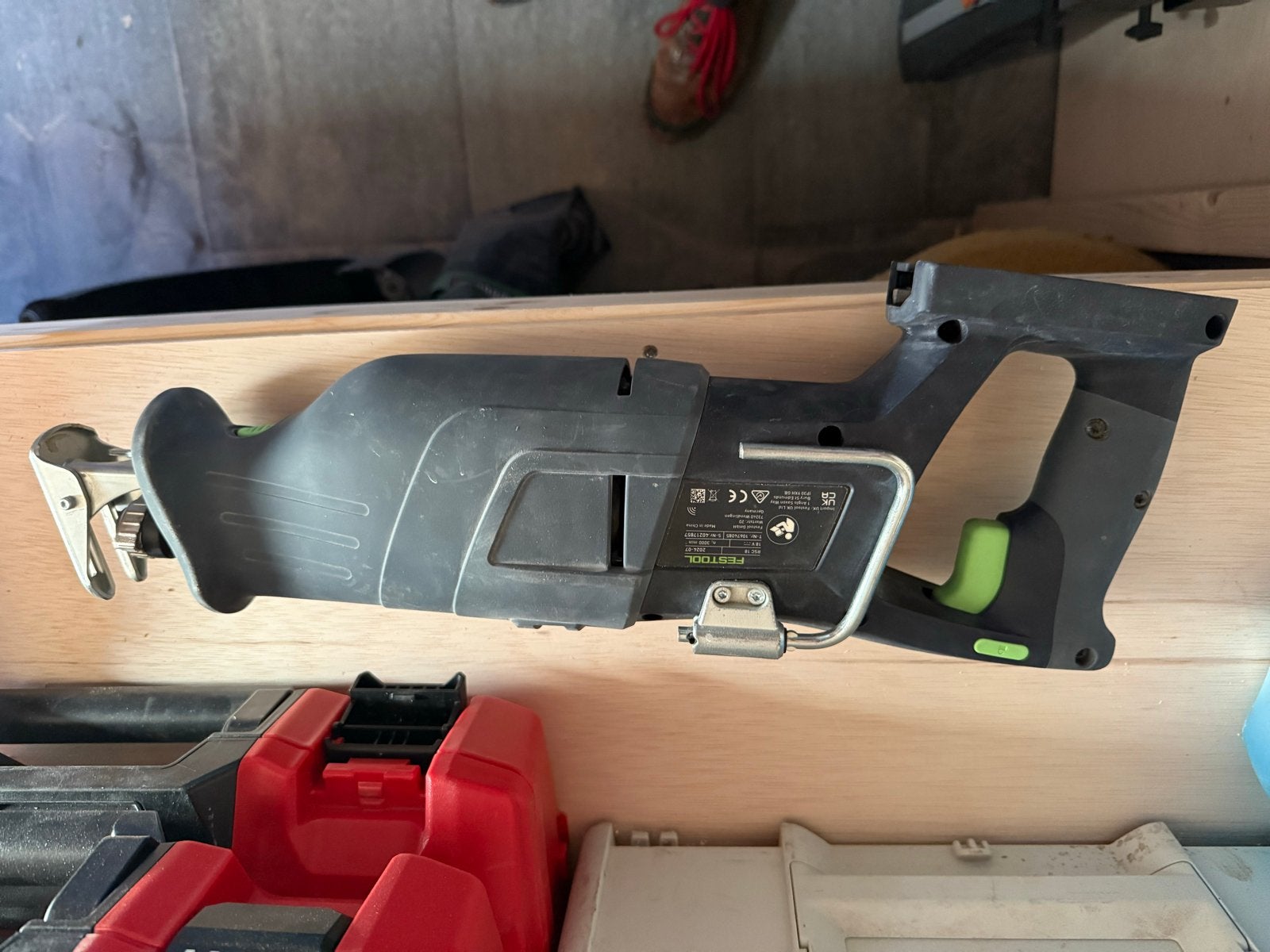 Festool RSC 18 Accu Reciprozaag - Zo goed als nieuw, 70 mm of meer, 600 tot 1200 watt, Ophalen of Verzenden, Zo goed als nieuw