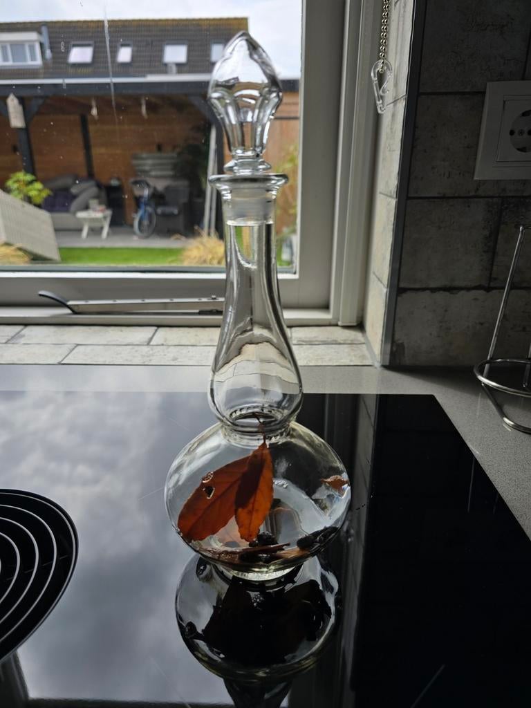 Decoratieve Glazen Karaf, Antiek en Kunst, Ophalen