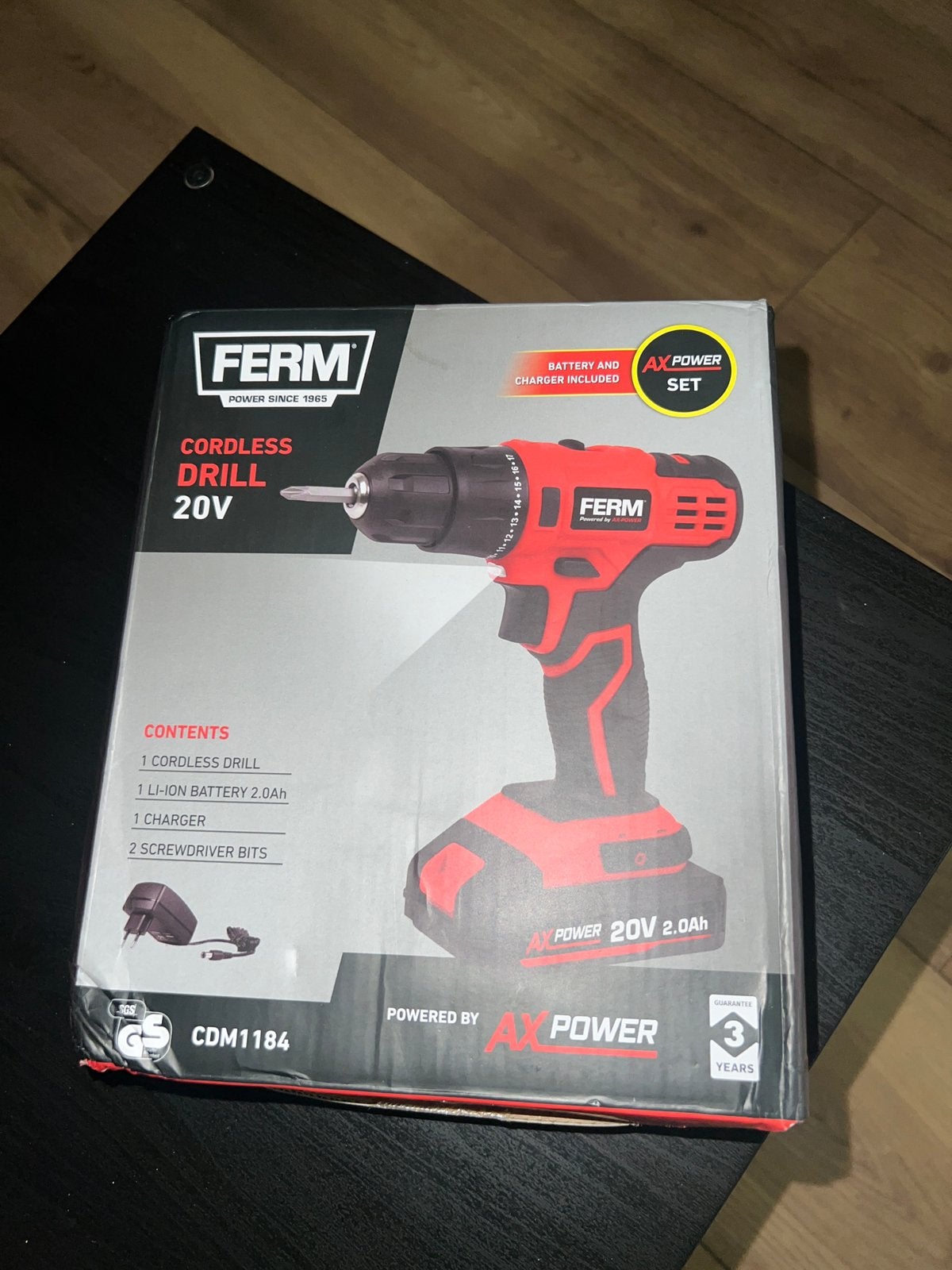FERM Accuboormachine 20V - Krachtig en Draadloos, Ophalen of Verzenden, Nieuw, Boormachine
