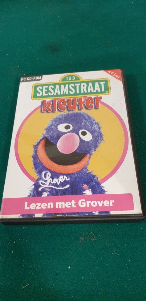 dvd pc spel, sesamstraat kleuter, Ophalen of Verzenden