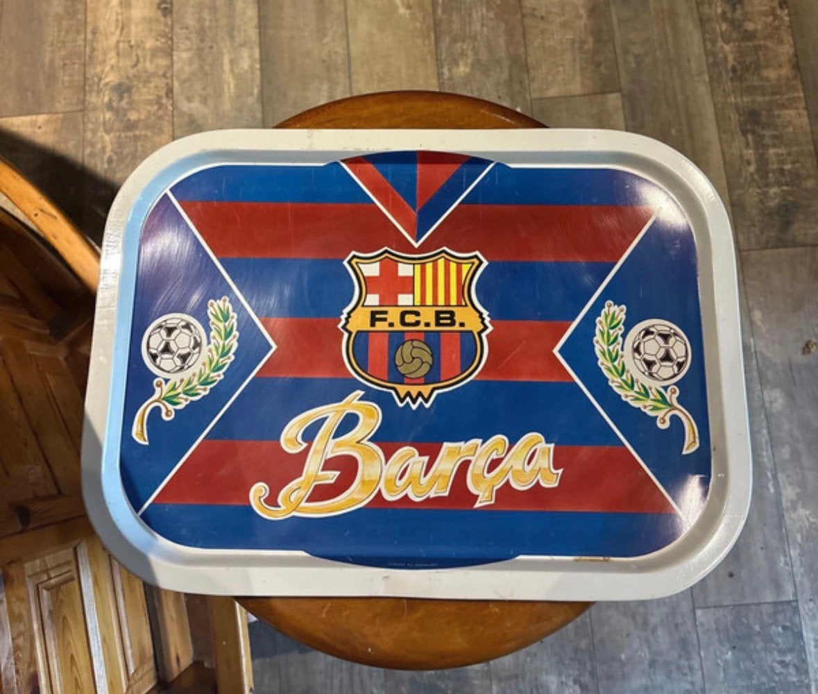 Barcelona dienblad, Ophalen of Verzenden, Zo goed als nieuw, Hout