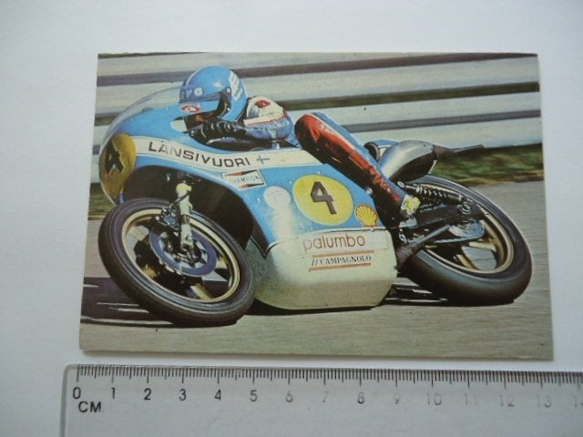 sticker 1976 Motorrace Lansivuori Teuvo Vanderhout motogp, Verzenden, Zo goed als nieuw
