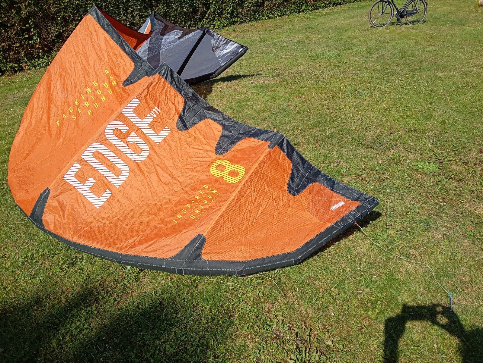 Ozone Edge 8m² Kite only, Watersport en Boten, Kitesurfen, Gebruikt, 8 m², Geen board, Ophalen of Verzenden