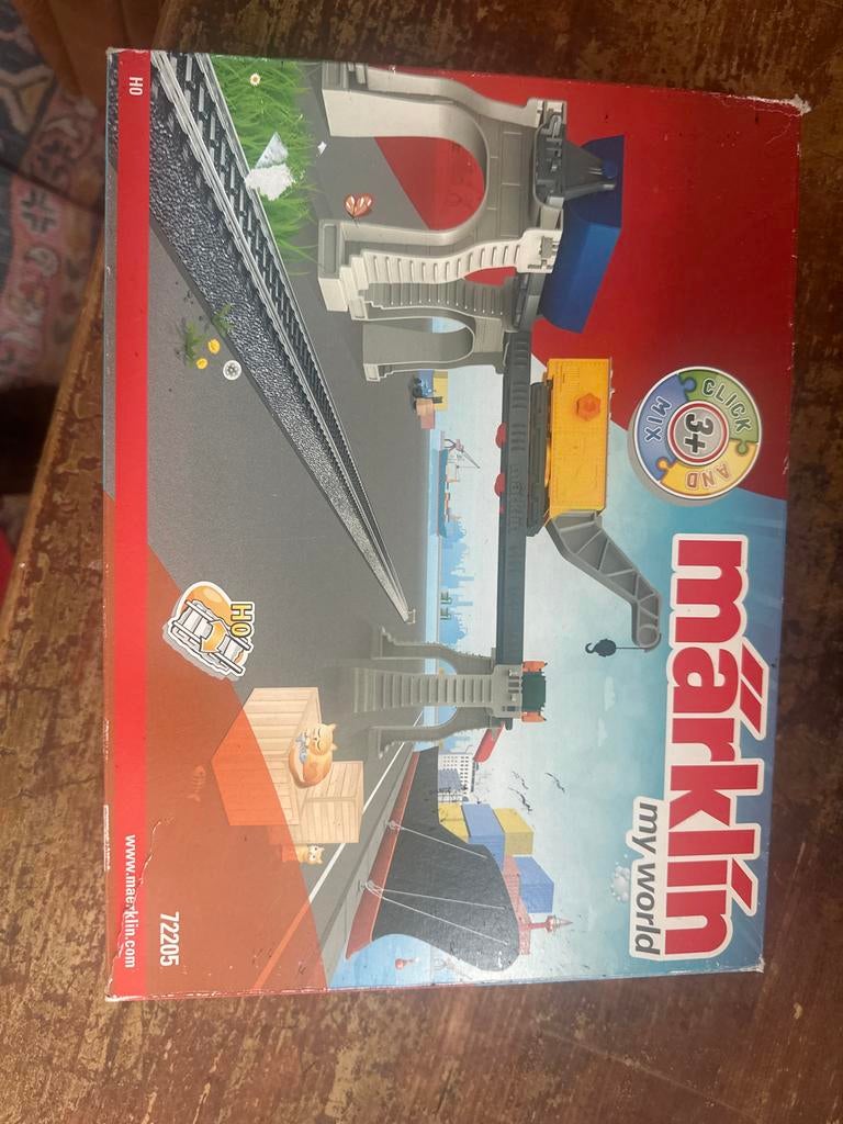 Märklin My World Havenkraan Set 72205 - Zo goed als nieuw, Ophalen, Gelijkstroom of Wisselstroom, Overige typen, Zo goed als nieuw