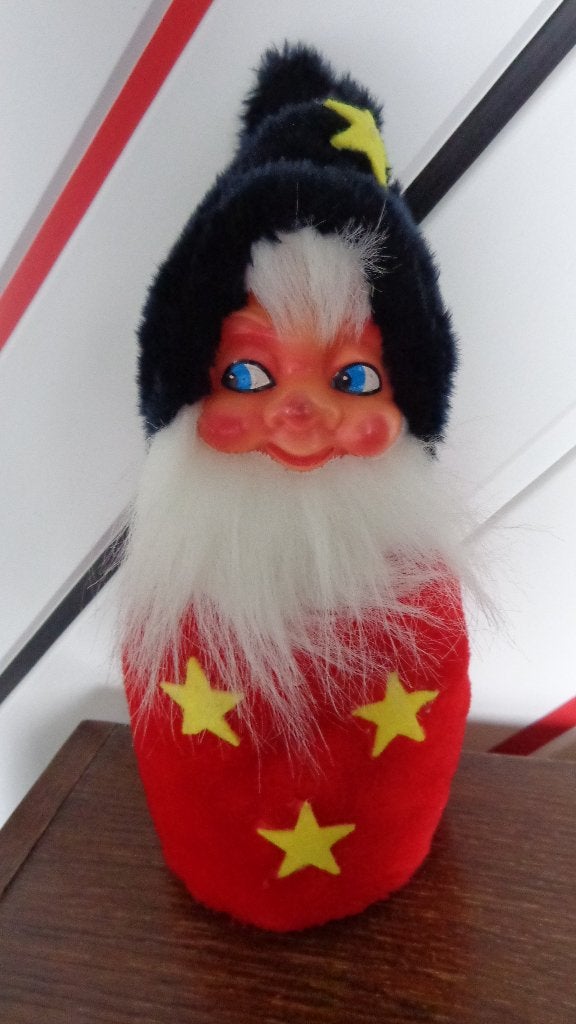 Vintage pop Oude kerst candycontainer kabouter DDR, Ophalen