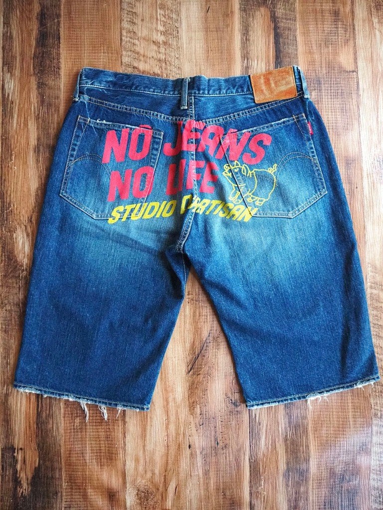 Studio D’Artisan Shorts W35 D1321 Osaka 5 denim, Kleding | Heren, W36 - W38 (confectie 52/54), Blauw, Zo goed als nieuw, STUDIO D'ARTISAN