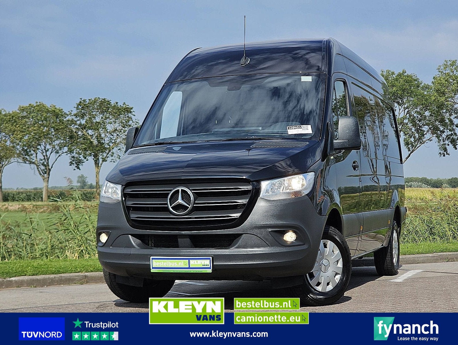 MERCEDES-BENZ SPRINTER 317 l2h2 mbux navi ac, Gebruikt, Zwart, Mercedes-Benz, Bedrijf