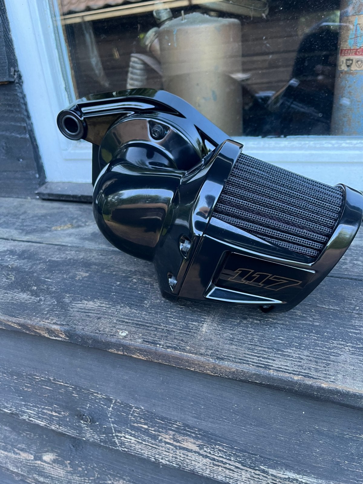 Harley Davidson Heavy Breather luchtfilter m8 117, Ophalen of Verzenden, Gebruikt