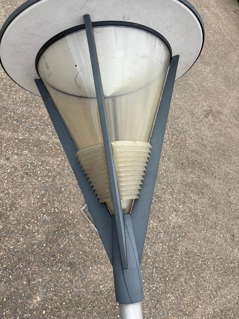 Lantaarn lantaarnpalen palen straat verlichting ( 326 ), Ophalen, Gebruikt, Staande lamp, Aluminium