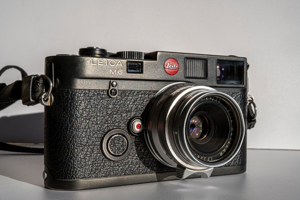 Analoge Leica M6 TTL meetzoeker camera, Audio, Tv en Foto, Fotocamera's Analoog, Ophalen of Verzenden, Gebruikt, Compact, Leica