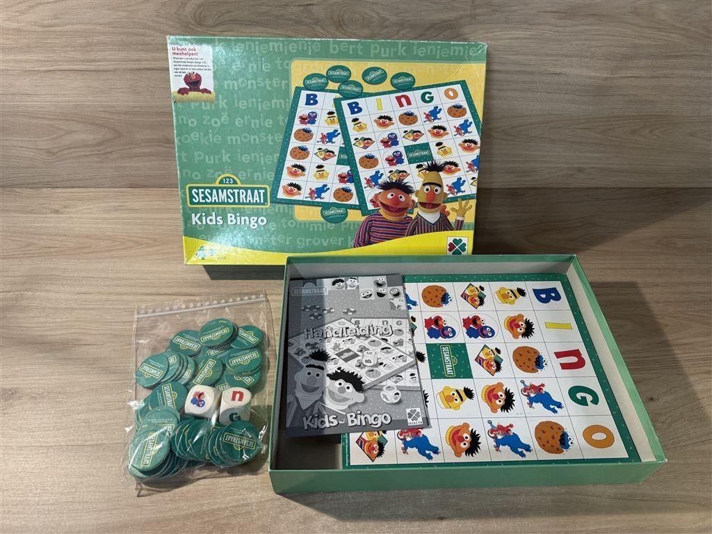 Sesamstraat kinds Bingo - s6079, Verzenden, Zo goed als nieuw