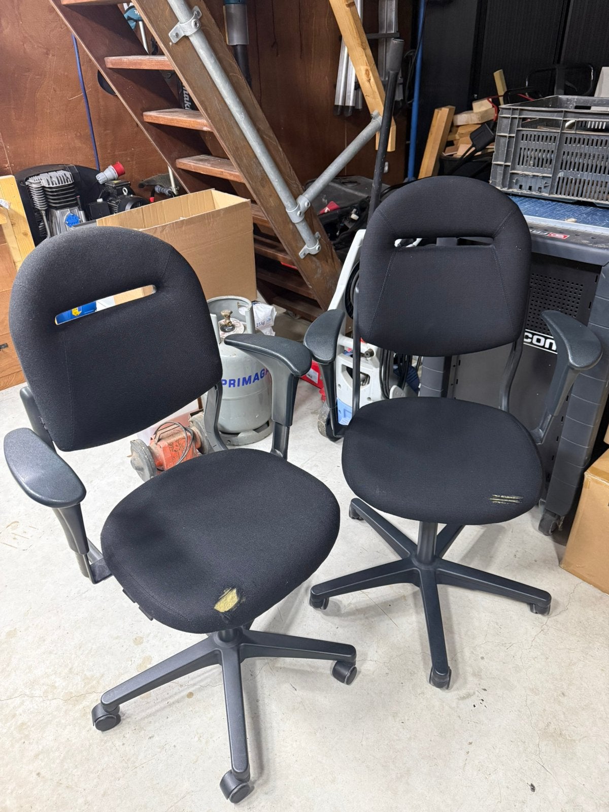 Arhend bureau stoelen, Ophalen, Gebruikt, Zwart, Bureaustoel