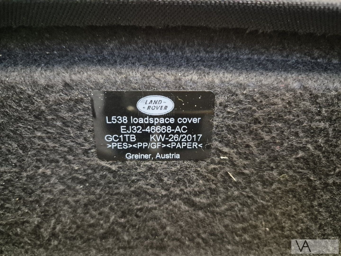 Range Rover Evoque 2011 - 2018 hoedenplank nette staat zwart, Auto-onderdelen, -, -, Ophalen of Verzenden, -