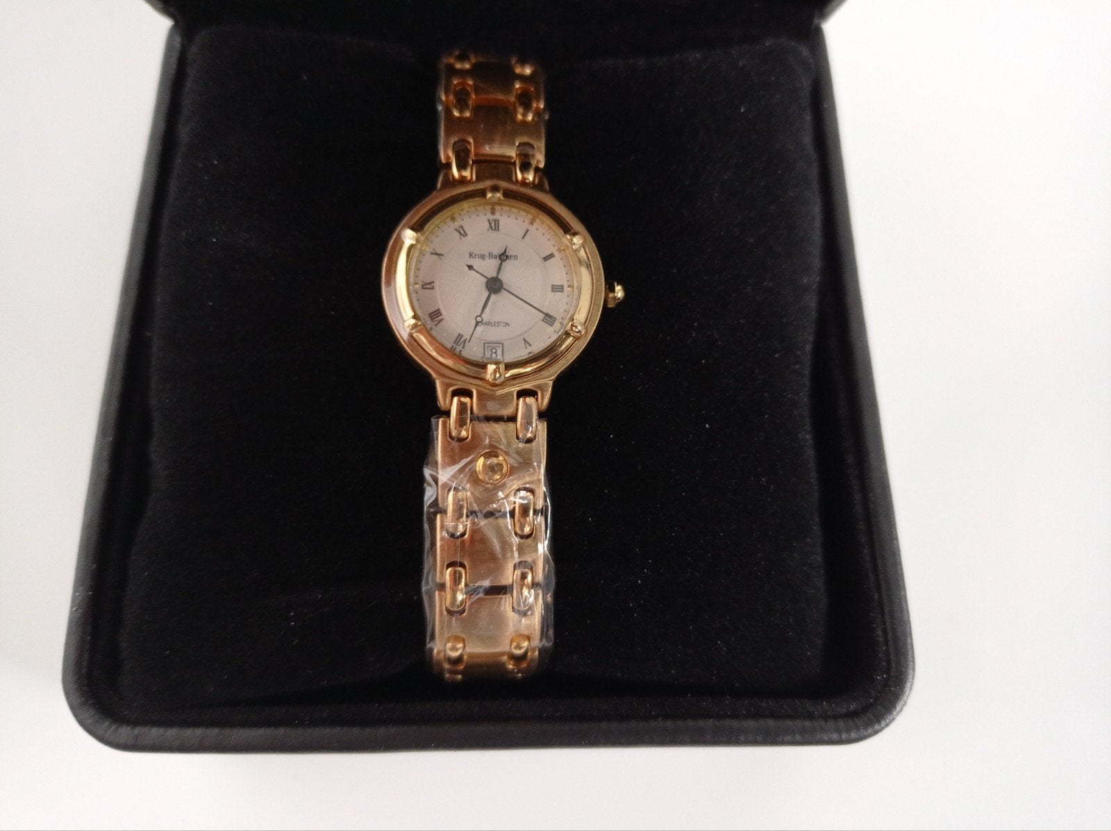 KRUG BAUMEN , Damesklokje ,18K Goldplated , Nieuw !, Overige merken, Staal, Staal, Verzenden