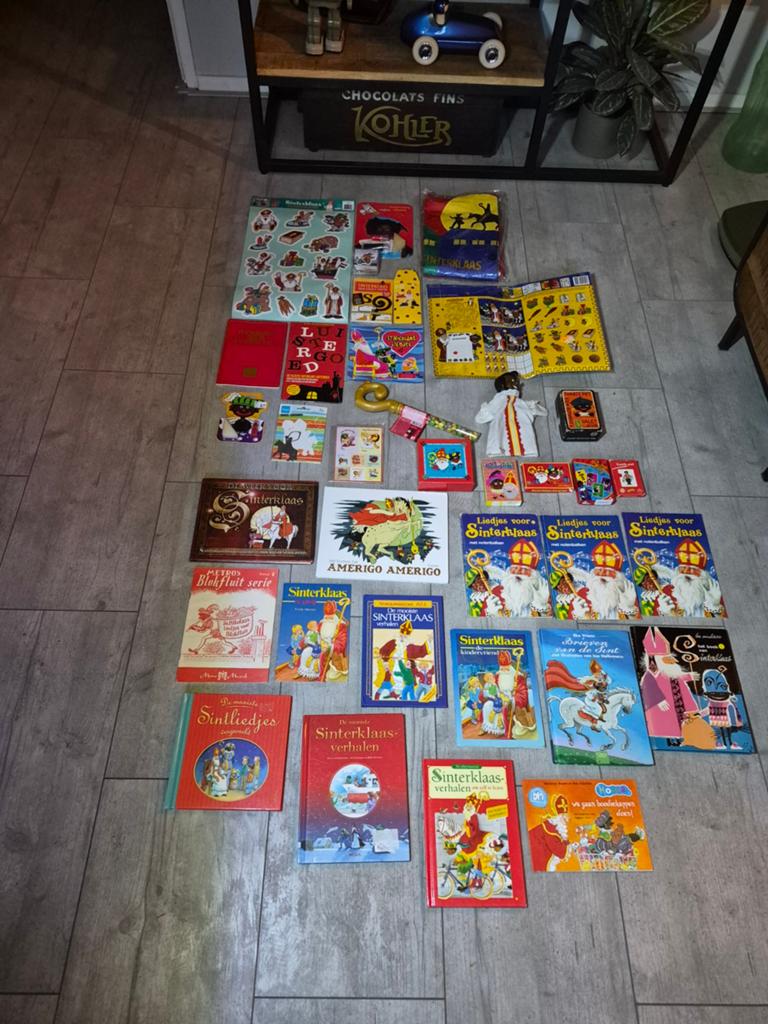 Partij sinterklaas spullen €10 super koopje sint en piet, Diversen, Sinterklaas, Ophalen of Verzenden