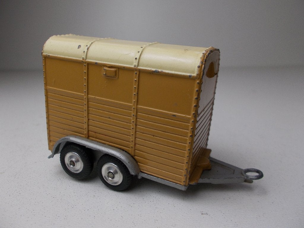 1958 Corgi Toys 102 RICE PONY TRAILER + KLEP!, Ophalen of Verzenden, Zo goed als nieuw, Tractor of Landbouw, Corgi