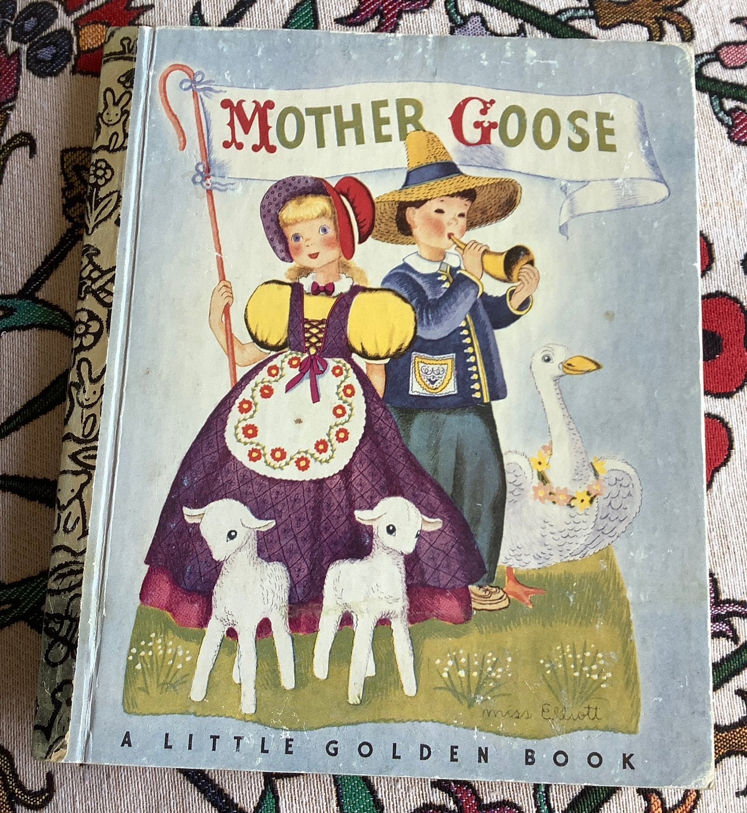 Gouden Boekje Oud Engelstalig Moeder Gans Mother Goose 1969, Ophalen of Verzenden, Gelezen, Fictie algemeen, Gouden boekje