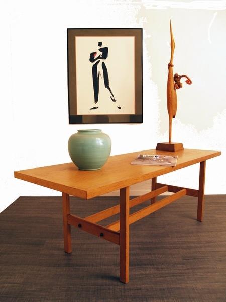 Borge Mogensen coffee table salontafel side table FDB Mobler, Huis en Inrichting, Gebruikt, -, Ophalen of Verzenden, FDB MOBLER