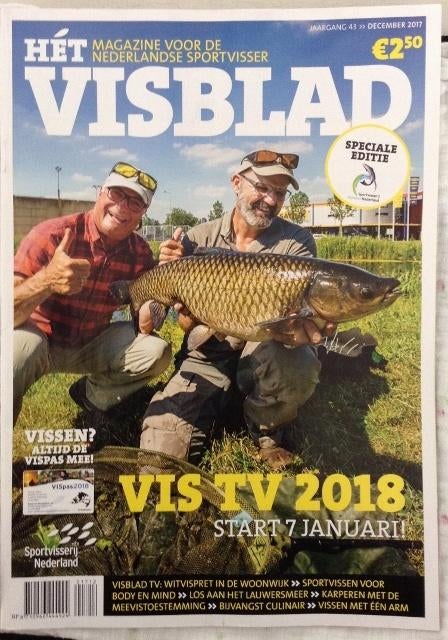 Het Visblad - december 2017- Jeffrey Bakkernes, Ophalen of Verzenden, 1980 tot heden, Nederland, Tijdschrift