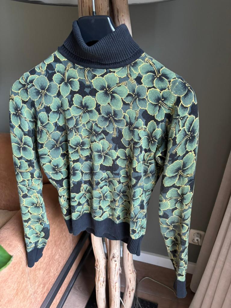 Schitterend coltruitje rollneck King louie mt S 36 viooltjes, Kleding | Dames, Ophalen of Verzenden, Gedragen, Maat 36 (S), Overige kleuren