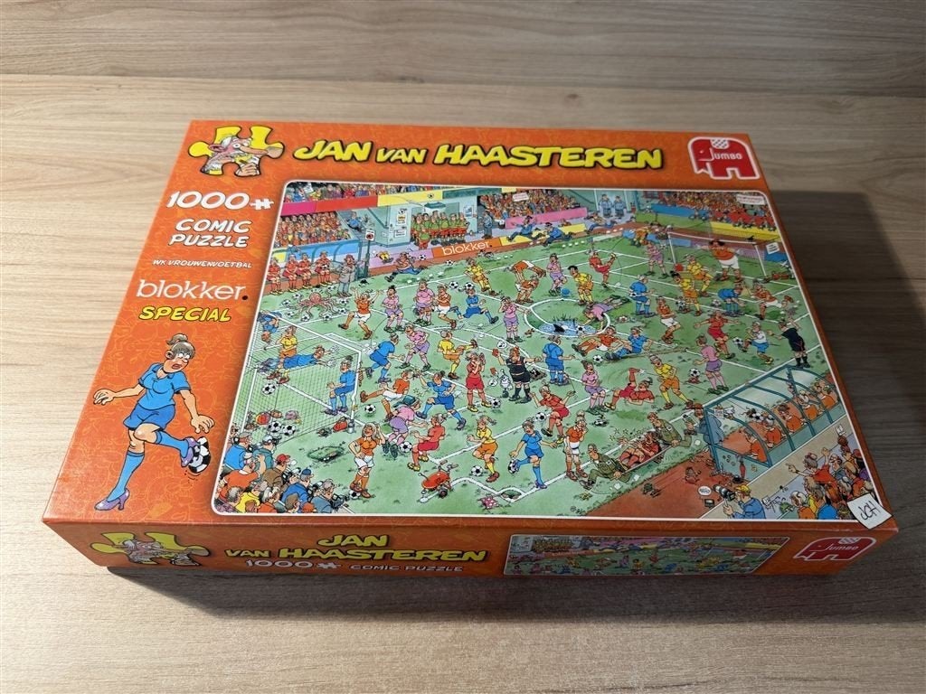 Jan van Haasteren - wk vrouwenvoetbal - 1000 stuks - s6663, Verzenden, 500 t/m 1500 stukjes, Zo goed als nieuw