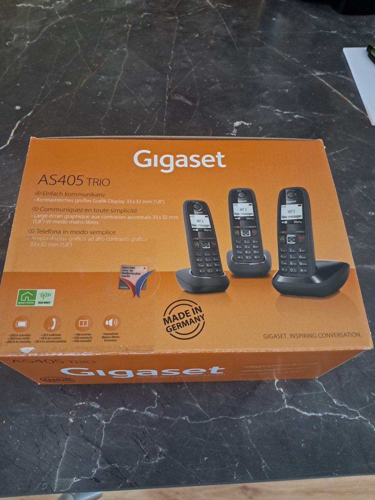 Gigaset AS405 Trio DECT telefoonset - Gebruikt, Ophalen, Gebruikt