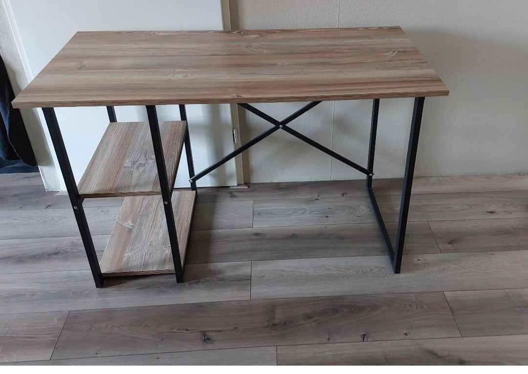 BUREAU Industriëel 🙂, Ophalen, 120 cm, Zo goed als nieuw, Overige materialen
