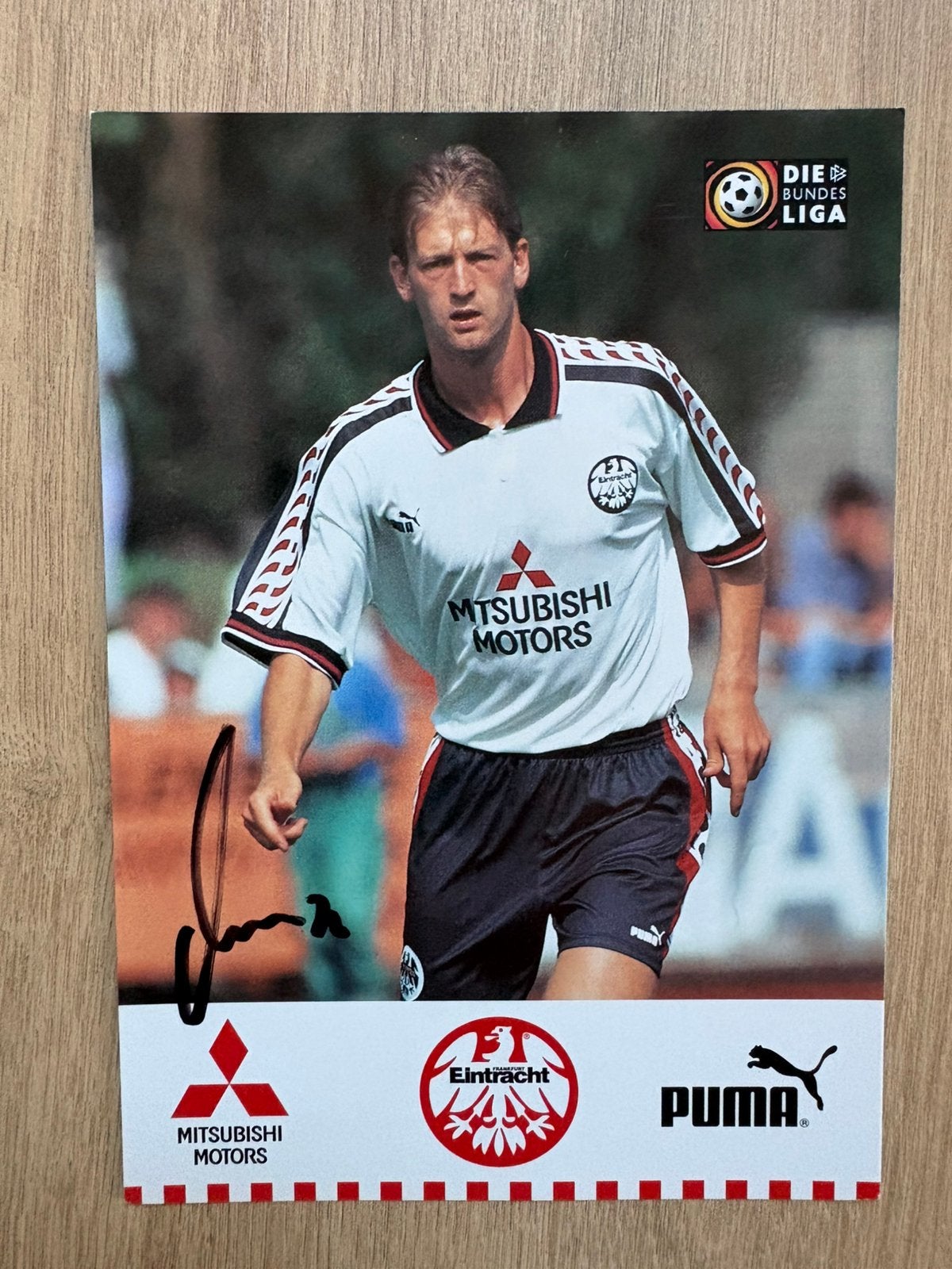 Fotokaart Steffen Menze (Eintracht Frankfurt) ., Verzamelen, Ophalen of Verzenden, Nieuw, Buitenlandse clubs, Spelerskaart